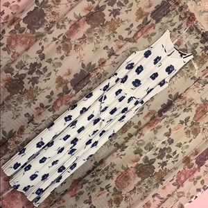 Banana Republic Floral Halter Maxi Dress